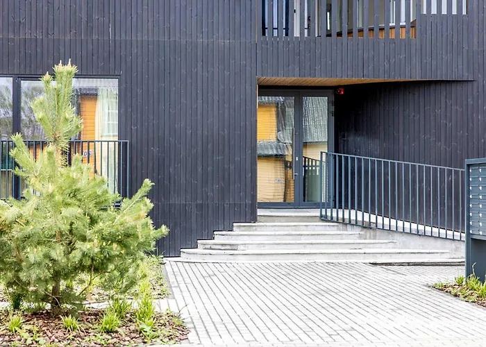 Nauji Apartamentai Su Terasa Tik 300 Metru Iki Juros Palangos Centre Smilciu Gatveje * パランガ